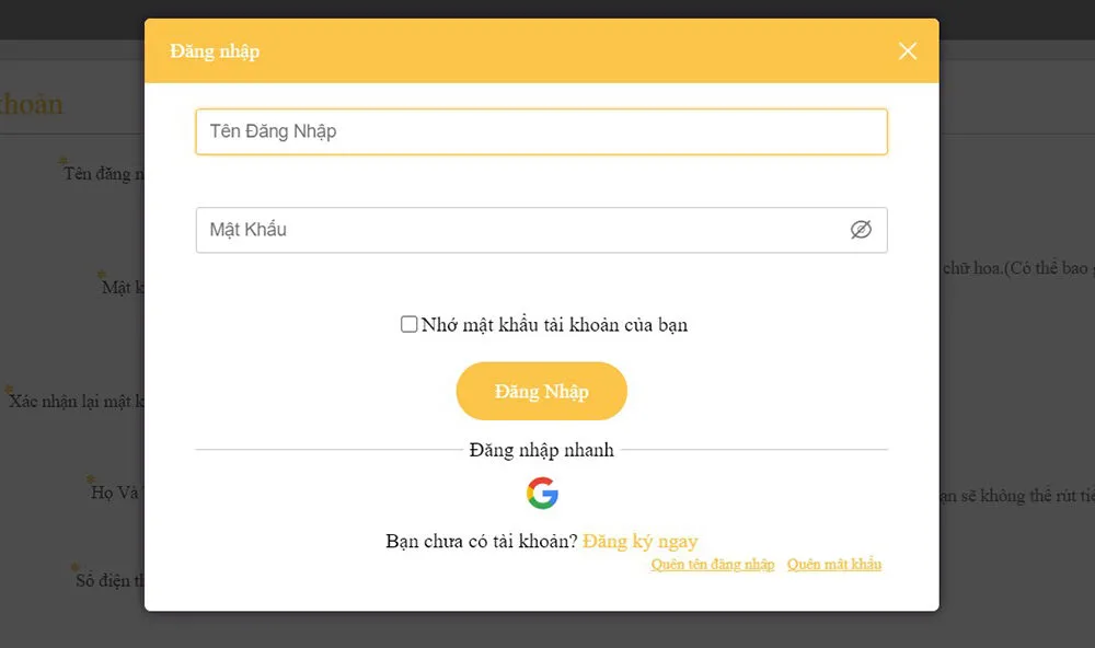 Quy trình đăng nhập 009game cụ thể nhất